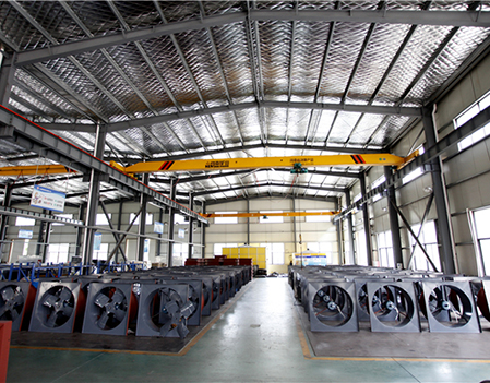 Real view of the factory-SHANGYU VENTILATOR