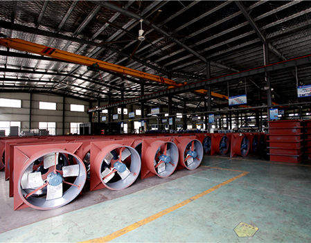 Real view of the factory-SHANGYU VENTILATOR