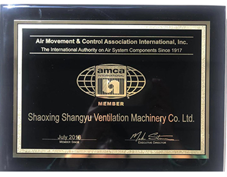 AMCA-SHANGYU VENTILATOR